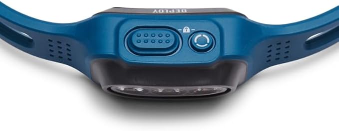BLACK DIAMOND Deploy Rechargeable Running Headlamp, 325 Lumen IPX4 Water Resistant Light, Creek Blue