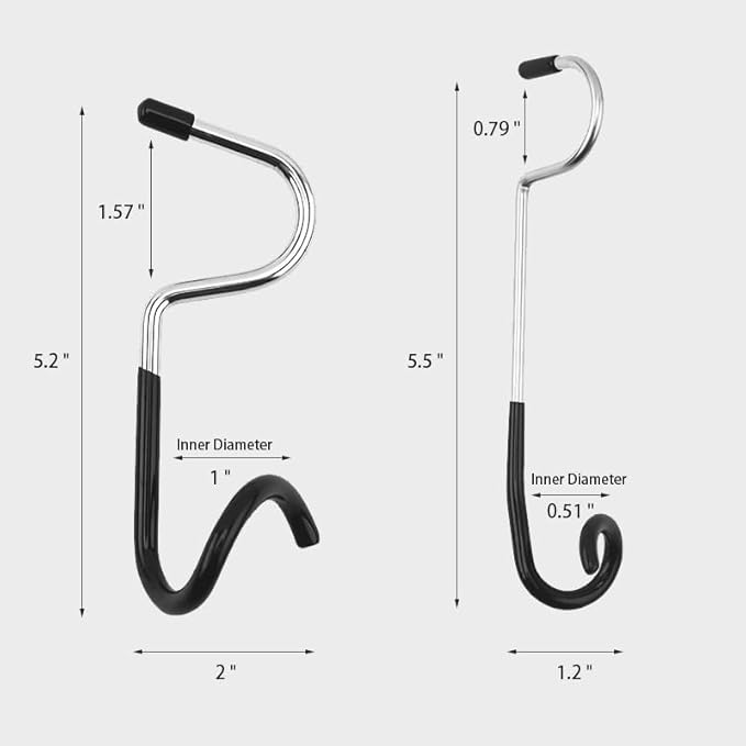 Outdoor Light Hook for Camping Tent lamp Hanger, Bird feeders, Garden Lights ; Sturdy and Non Slip