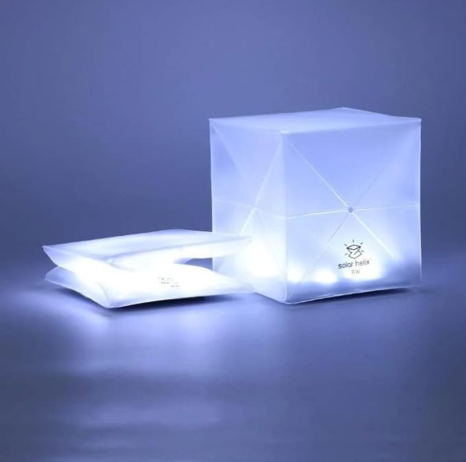 SOLIGHT-DESIGN Solar Lantern Helix Hybrid - Emergency Rechargeable LED Lantern - Waterproof