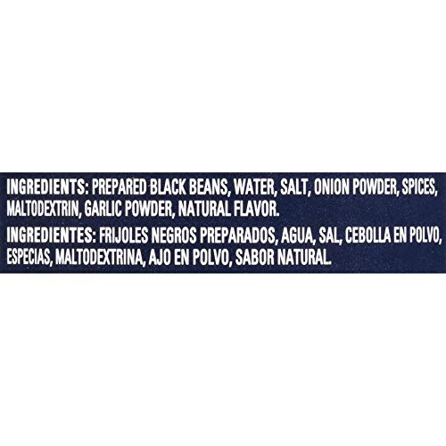 BUSH'S BEST 15 oz Canned Seasoned Recipe Black Beans, Source of Plant Based Protein and Fiber, Low