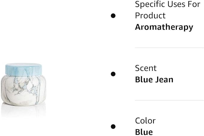 Capri Blue Modern Marble Jar Candles - Luxury Scented Candles for Home - Long Lasting Soy Wax Blend