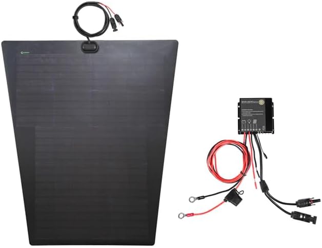 Lensun 90W 12V Hood Flexible Solar Panel for Toyota Tundra 3rd Gen (2022-Present) - Off Grid Solar