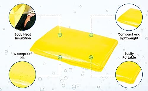 Primacare CB-6821 Emergency Disposable Transport Blanket, Lightweight and Warerproof, Space Blanket