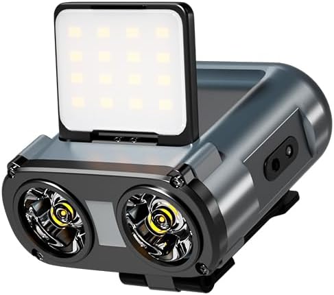WARSUN MD9 Multi-Use Headlamp Rechargeable LED ??Cap & Bike Mount, COB, Motion Sensor, 5 Modes, 800