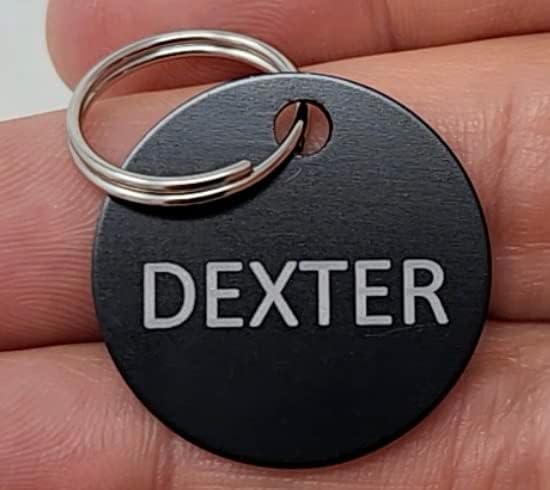 Pet ID Tag Custom for Dog Cat Personalized | Many Shapes and Colors to Choose from | Made in USA |