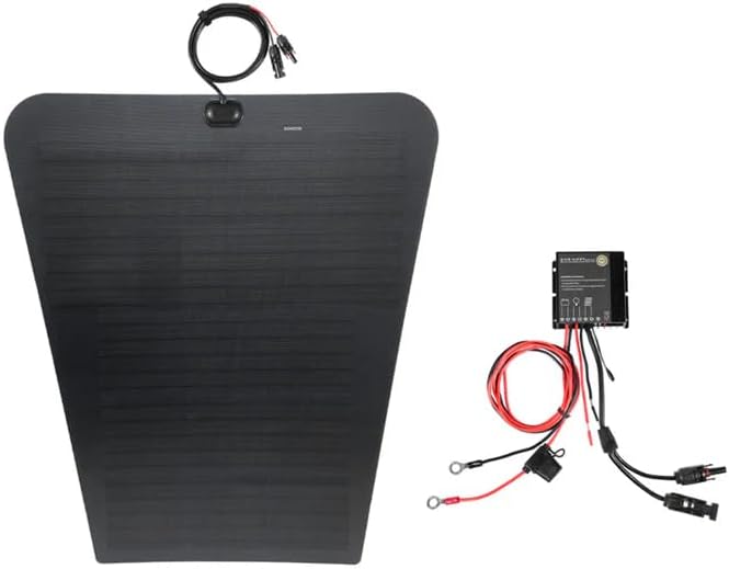 Lensun 90W 12V Hood Flexible Solar Panel for Toyota Tacoma 3rd Gen (2016-2023) - Off Grid Solar