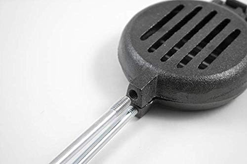Coghlan's Pre-Seasoned Cast Iron Broiler with Removable Handles, Break-Apart Hinge ??Ideal for