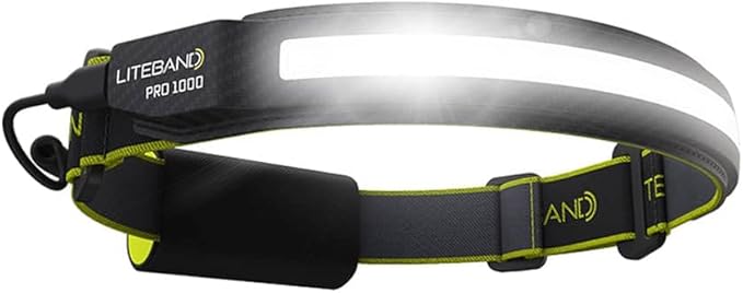 LED Headlamp, Liteband PRO 1000 Lumens Super Bright Head Lamp, Rechargeable Battery Powered