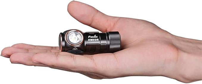 Fenix HM50R V2 700 Lumen Rechargeable White/red LED Multipurpose Headlamp with EdisonBright