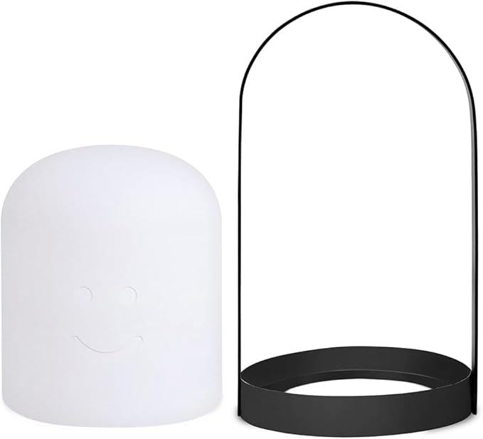 Mr.Go Portable LED Lantern Table Lamp | Cordless & USB Rechargeable | Remote Control & Dimmable |