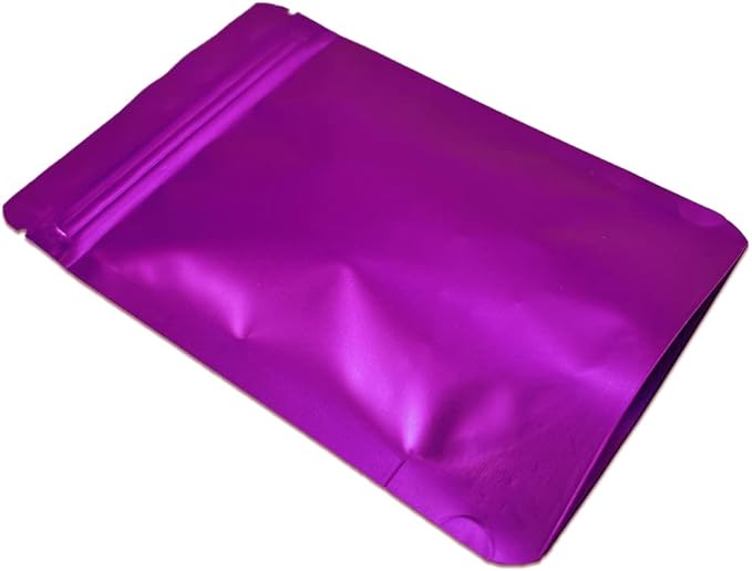 PABCK 50 Pieces 5.5x7.87 inch(Inside Size 4.7x5.1 inch) Stand-Up Resealable Heat Seal Bags 3.55mil