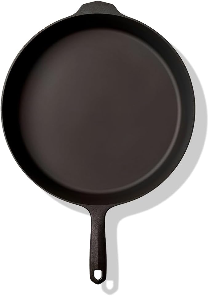 Field Company 13.37 Inch (Extra Large) Cast Iron Skillet – No.12, Perfect for 6-8 Servings