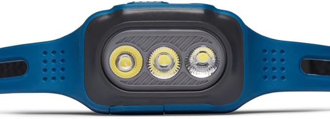 BLACK DIAMOND Deploy Rechargeable Running Headlamp, 325 Lumen IPX4 Water Resistant Light, Creek Blue