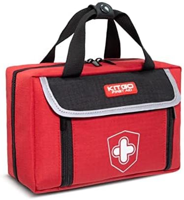 First Aid Kit - Waterproof Compact Small Emergency Medical Trauma Kit for Home, Travel, Camping