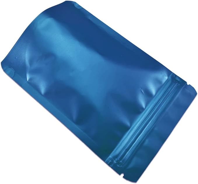 PABCK 50 Pieces 5.5x7.87 inch(Inside Size 4.7x5.1 inch) Stand-Up Resealable Heat Seal Bags 3.55mil