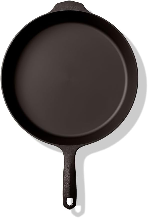 Field Company 11.63 Inch (Large) Cast Iron Skillet – No.10, Perfect for 4-6 Servings, Lightweight &