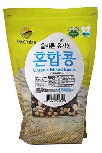 McCabe Organic Mixed Bean - Organic Dried Beans | Rich with Fiber & Minerals | USDA and CCOF