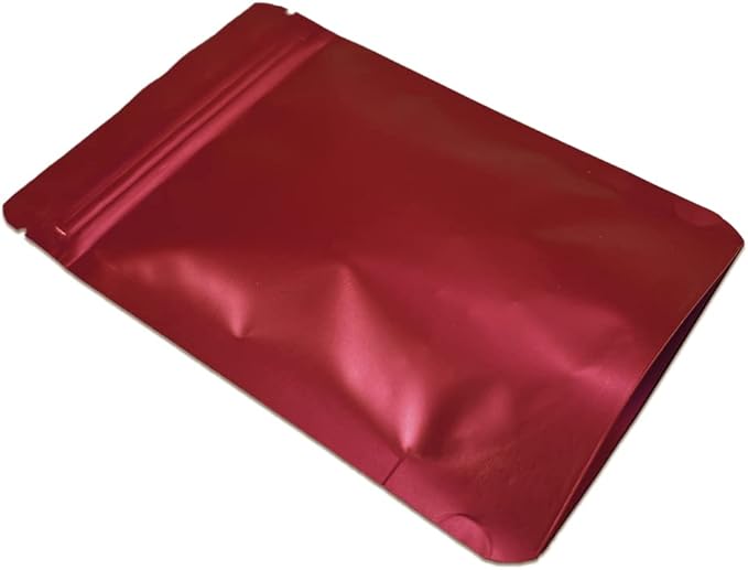 PABCK 50 Pieces 5.5x7.87 inch(Inside Size 4.7x5.1 inch) Stand-Up Resealable Heat Seal Bags 3.55mil