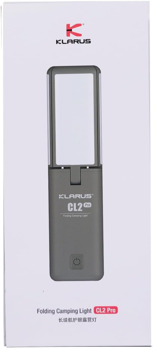 KLARUS CL2 Rechargeable Camping Lantern, 750LM 7 Light Modes Waterproof Foldable Tent Light with