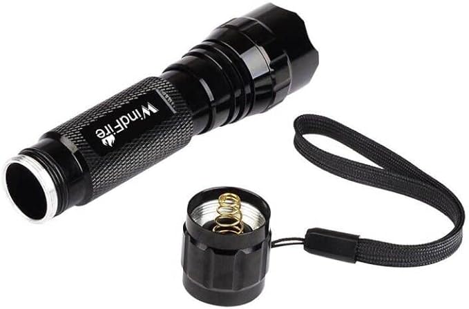 WINDFIRE 2 Pack LED Flashlight Single Mode, Super Bright Tactical Flashlights, Small Portable Water