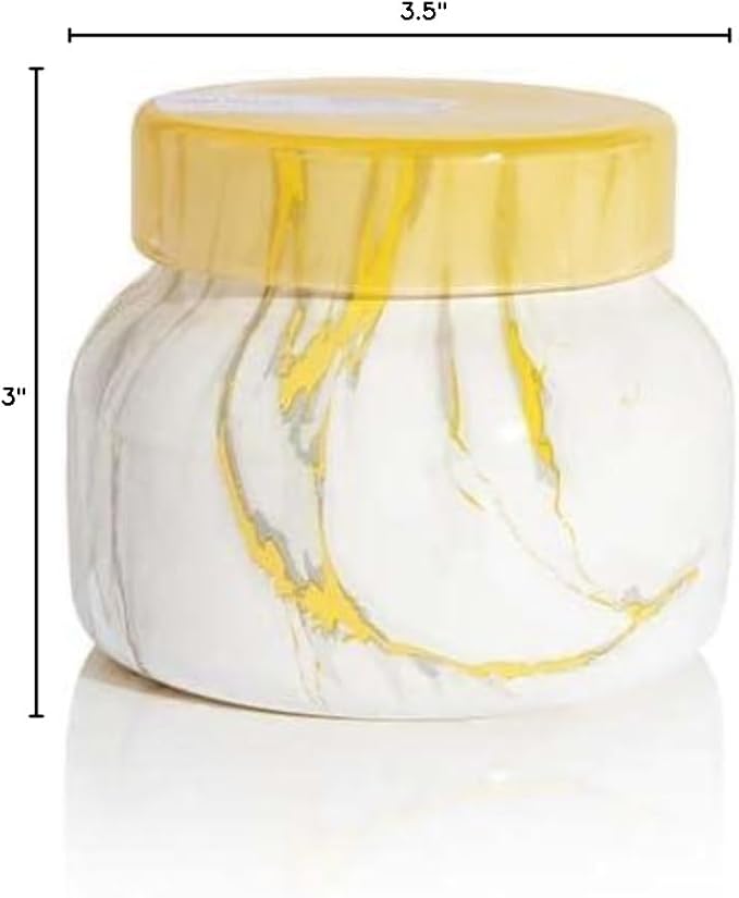 Capri Blue Modern Marble Jar Candles - Luxury Scented Candles for Home - Long Lasting Soy Wax Blend