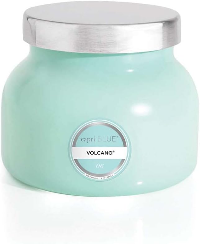 Capri Blue Volcano Scented Candles - Luxury Glass Jar Candles for Home Scented with Tropical Fruit