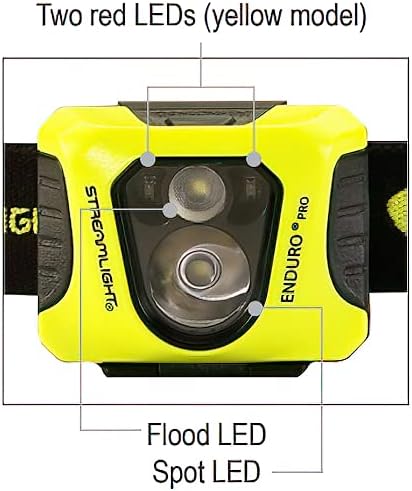 Streamlight 61420 Enduro Pro 200-Lumen 2250-Candela Ultra-Light LED Headlamp with AA Batteries and