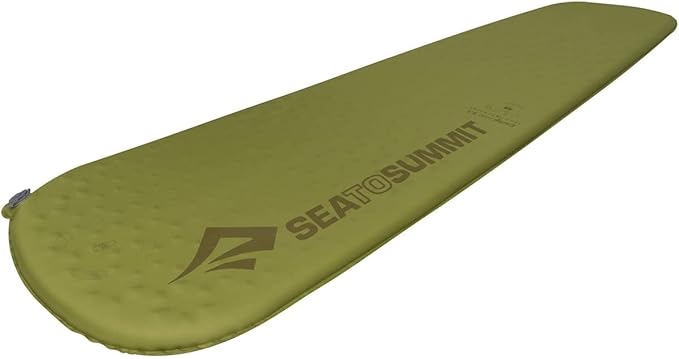 Sea to Summit Camp Self-Inflating Foam Sleeping Mat for Camping and Backpacking, Tapered - Regular