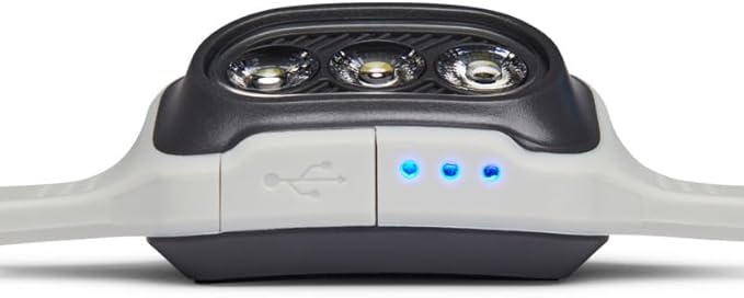 BLACK DIAMOND Deploy Rechargeable Running Headlamp, 325 Lumen IPX4 Water Resistant Light, Alloy