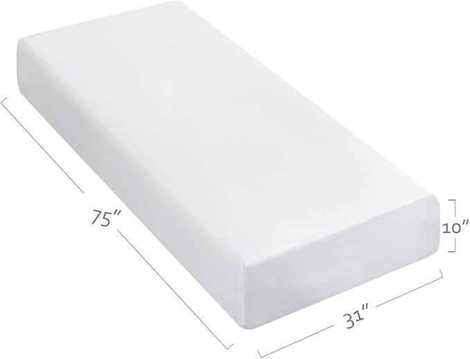 Cot Sheets 31" x 75"(2 Pack), Cot Fitted Sheet Ultra Soft and Breathable Snug Fit for Narrow Twin