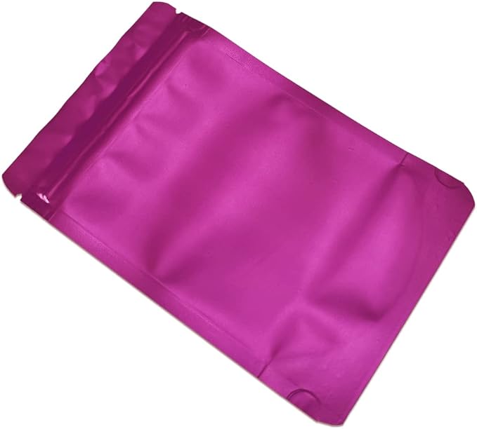 PABCK 50 Pieces 5.5x7.87 inch(Inside Size 4.7x5.1 inch) Stand-Up Resealable Heat Seal Bags 3.55mil