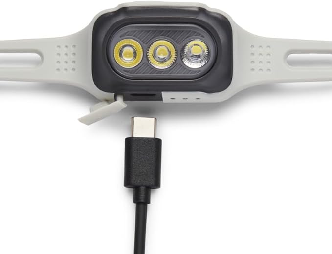 BLACK DIAMOND Deploy Rechargeable Running Headlamp, 325 Lumen IPX4 Water Resistant Light, Alloy