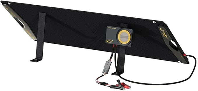 GoPower DuraLite 100-Watt Solar Panel with 30-Amp PWM Charge Controller, Foldable, High-Efficiency