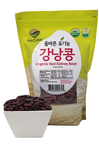 McCabe Organic Dark Red Kidney Bean - Red Kidney Beans | Rich with Fiber & Minerals | USDA and CCOF
