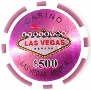 Casino Style Las Vegas Sign Design 14gm Poker Chip Sample Set - 10 New Chips!