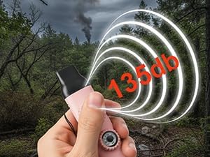 Emergency Survival Safety Whistle，Whistle for Kids with Lanyard,Compass,Thermometer,Ideal for