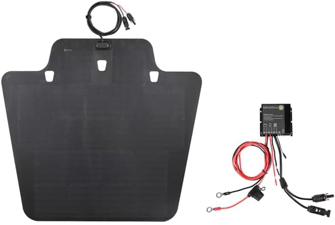 Lensun 105W 12V Hood Flexible Solar Panel for Jeep Wrangler JK (2007-2018) - Off Grid Solar Power
