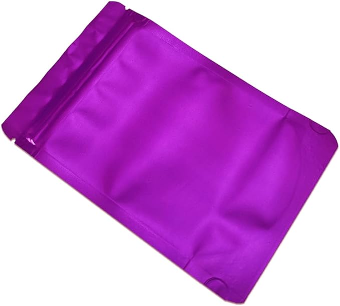 PABCK 50 Pieces 5.5x7.87 inch(Inside Size 4.7x5.1 inch) Stand-Up Resealable Heat Seal Bags 3.55mil