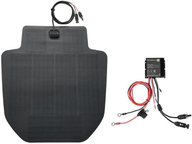 Lensun 80W 12V Hood Flexible Solar Panel for Ram 2500/3500 4th Gen (2010-2018) - Off Grid Solar