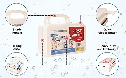 Primacare 25 Person Medium Emergency Preparedness First Aid Kit for Home, School and Office, Wall