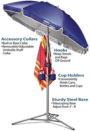 Wondershade Ultimate Portable Sun Shade Umbrella, Lightweight Adjustable Instant Sun Protection