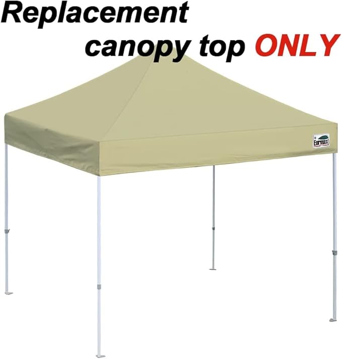 Eurmax USA New 10x10 Pop Up Canopy Replacement Canopy Tent Top Cover, Instant Canopy Top Cover