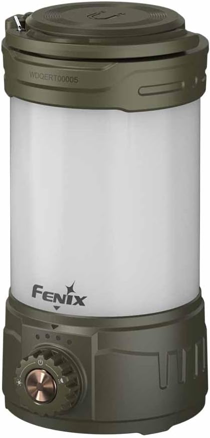 Fenix CL26R Pro Camping Lantern, Olive Drab, 650 lumens Bright, USB-C Rechargeable , Compact and