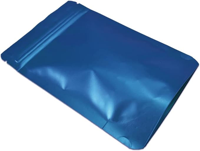 PABCK 50 Pieces 5.5x7.87 inch(Inside Size 4.7x5.1 inch) Stand-Up Resealable Heat Seal Bags 3.55mil