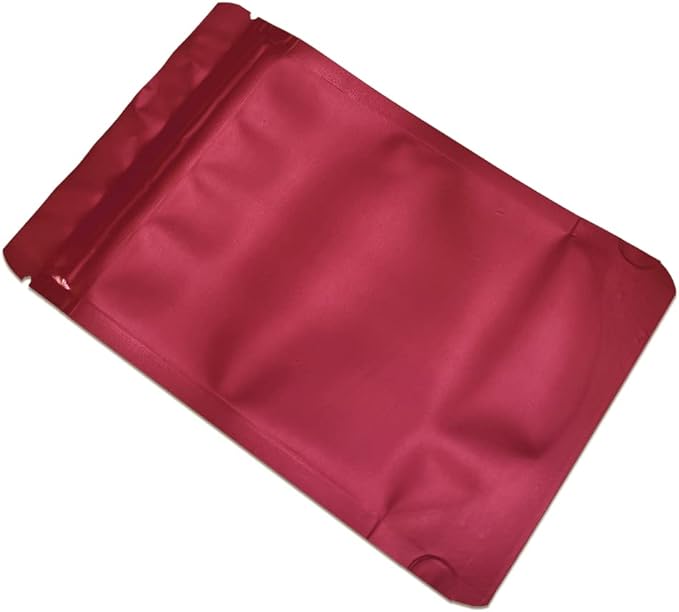 PABCK 50 Pieces 5.5x7.87 inch(Inside Size 4.7x5.1 inch) Stand-Up Resealable Heat Seal Bags 3.55mil