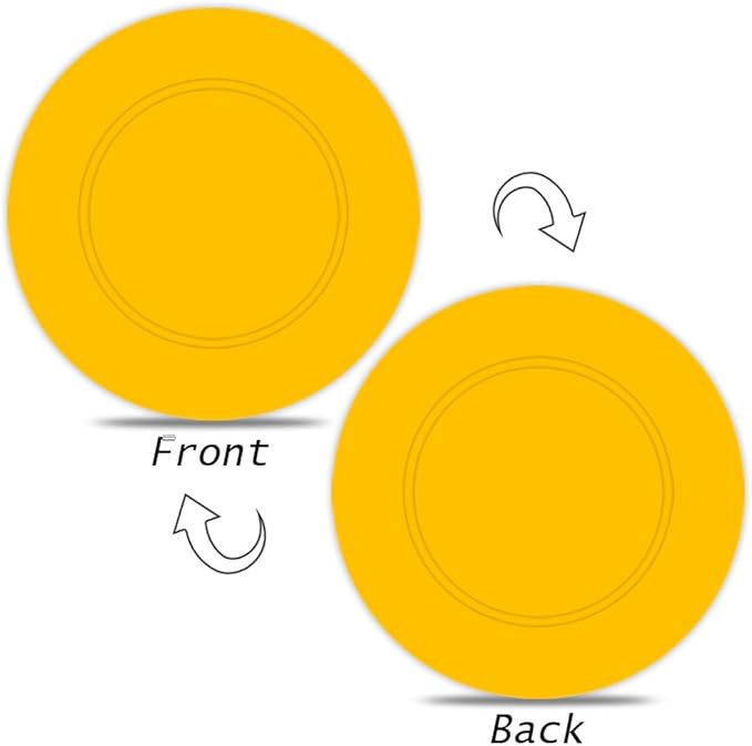500 Custom Poker Chips Plastic Tokens,40mm/1.57in Diameter,Imprint Full-Color with Your Logo,Text