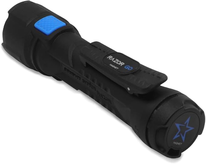 Bright Star Razor Go All-Purpose LED Flashlight ??21,000 Candela Beam, 24-Hour Runtime, Magnetic