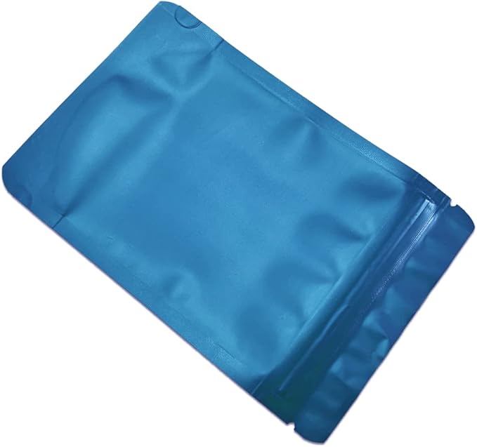 PABCK 50 Pieces 4.3x6.3 inch(Inside Size 3.5x3.9 inch) Stand-Up Resealable Heat Seal Bags 3.54mil