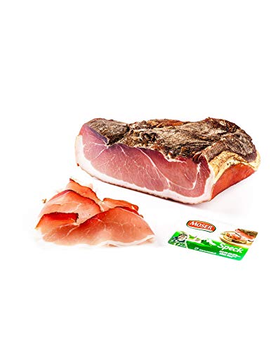 Speck, 6 lbs +/- (4lbs - 6lbs/piece) ,Seasoned and Smoked Italian Ham, Cured in the European Alps