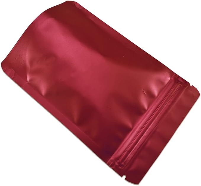 PABCK 50 Pieces 4.3x6.3 inch(Inside Size 3.5x3.9 inch) Stand-Up Resealable Heat Seal Bags 3.55mil